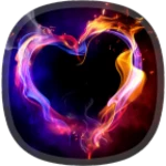 hearts wallpapers android application logo